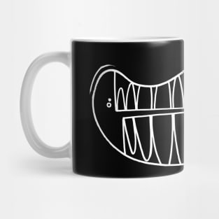 Hand-drawn mouth design Mug